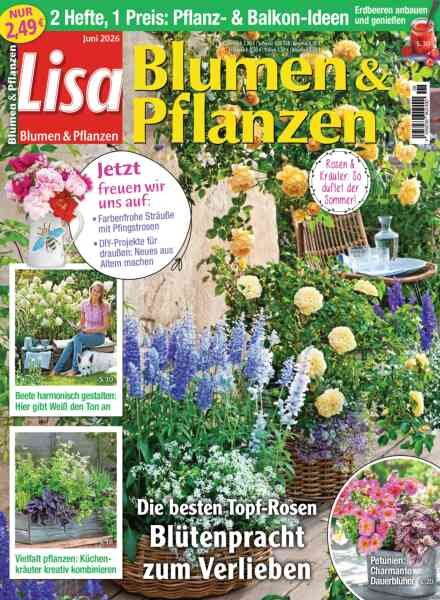 Lisa Blumen & Pflanzen – Juni 2026 Cover