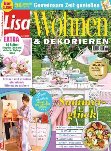 Lisa Wohnen & Dekorieren – Juni 2026 Cover