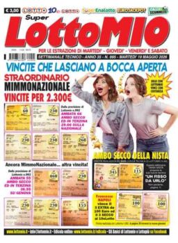 Lottomio del Giovedi – 19 Maggio 2026