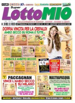 Lottomio del Giovedi – 26 Maggio 2026