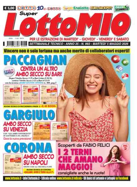Lottomio del Giovedi – 5 Maggio 2026 Cover