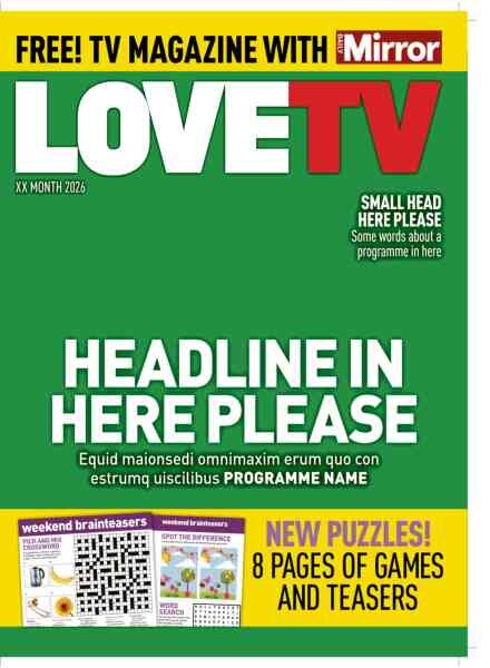 Love TV – 16 May 2026 Cover