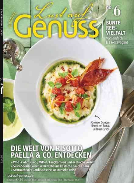 Lust auf Genuss – Juni 2026 Cover