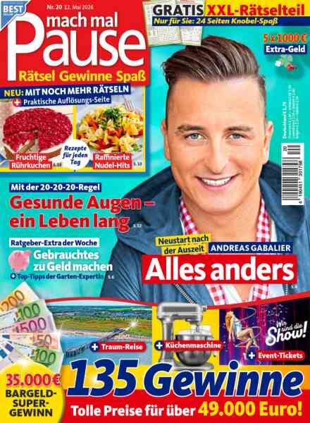 Mach mal Pause – 12 Mai 2026 Cover