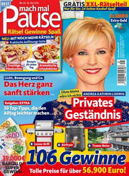 Mach mal Pause – 20 Mai 2026 Cover