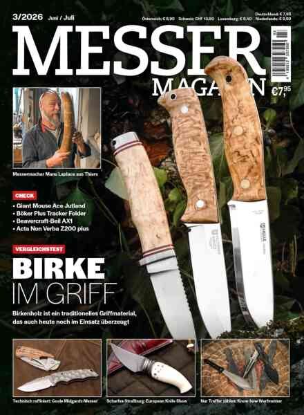 Messer Magazin – Juni-Juli 2026 Cover