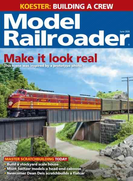 Model Railroader – June 2026 Cover
