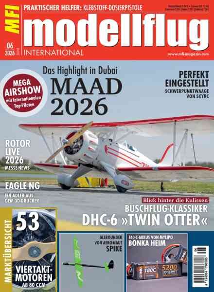 Modellflug International – Juni 2026 Cover