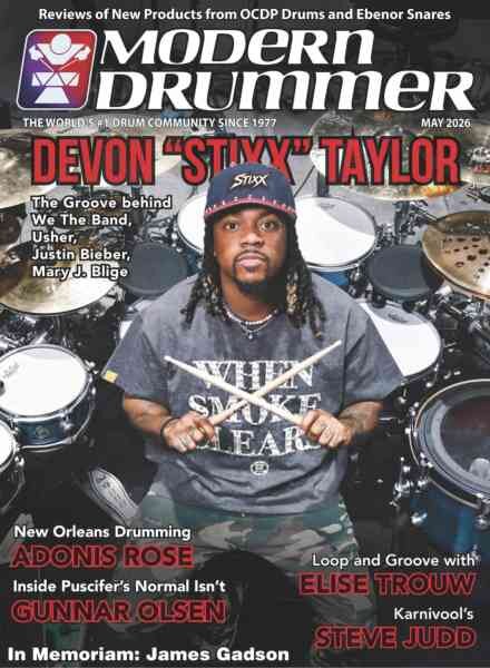 Modern Drummer Magazine – May 2026 Cover