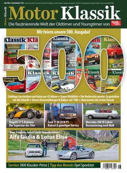 Motor Klassik – Juni 2026 Cover