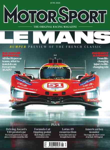 Motor Sport Magazine – June 2026 Cover