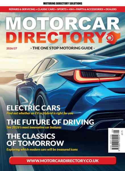 Motorcar Directory – 2026-2027 Cover