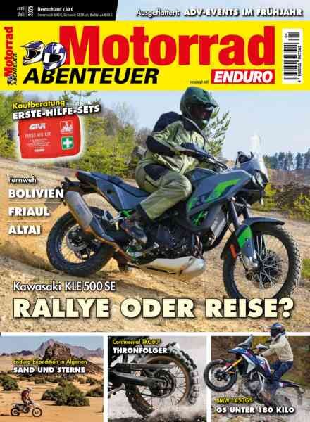 Motorrad Abenteuer – Juni-Juli 2026 Cover