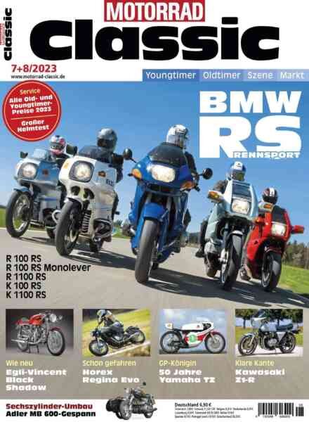 Motorrad Classic – Juli-August 2023 Cover