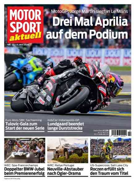 Motorsport aktuell – 12 Mai 2026 Cover