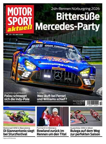 Motorsport aktuell – 19 Mai 2026 Cover