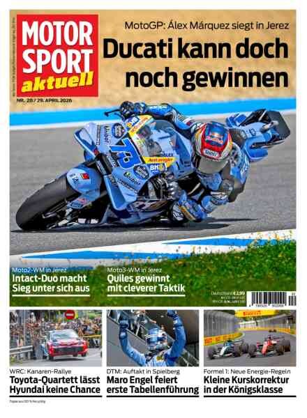 Motorsport aktuell – 28 April 2026 Cover