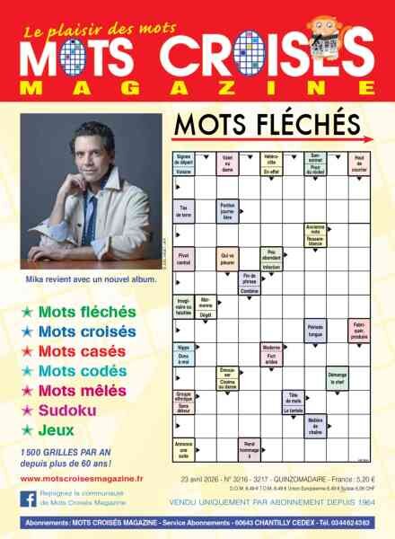 Mots Croises Magazine – 23 Avril 2026 Cover