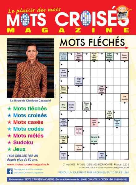 Mots Croises Magazine – 7 Mai 2026 Cover