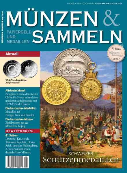 Munzen & Sammeln – Mai 2026 Cover