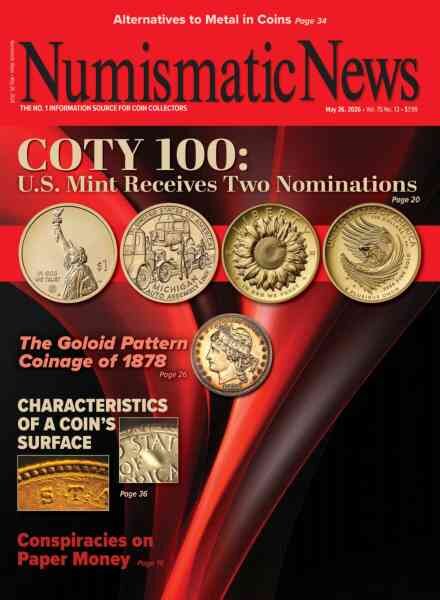 Numismatic News – May 26 2026 Cover