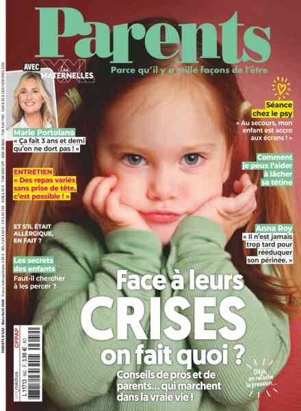 Parents France – Mars-Avril 2026 Cover