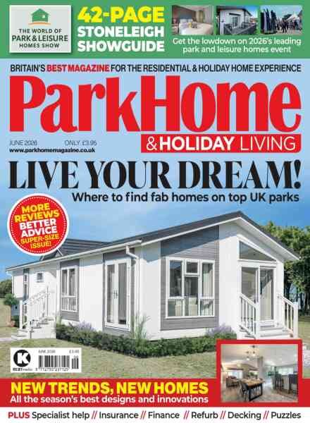 Park Home & Holiday Living – June 2026 Cover