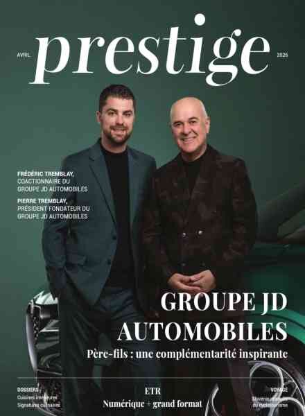 Prestige French Edition – Avril 2026 Cover