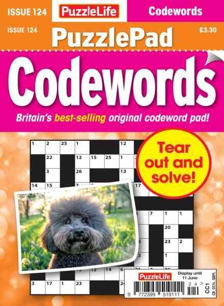 PuzzleLife PuzzlePad Codewords – May 2026 Cover