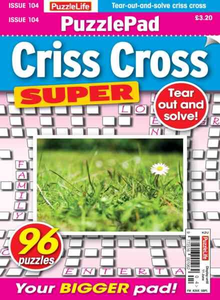 PuzzleLife PuzzlePad Criss Cross Super – May 2026 Cover