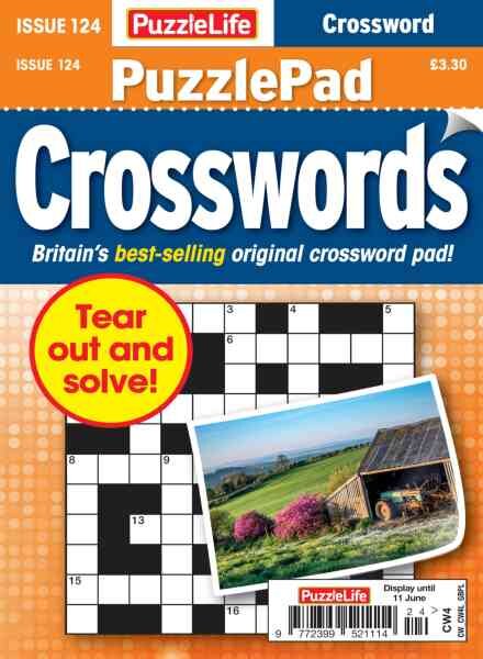 PuzzleLife PuzzlePad Crosswords – May 2026 Cover
