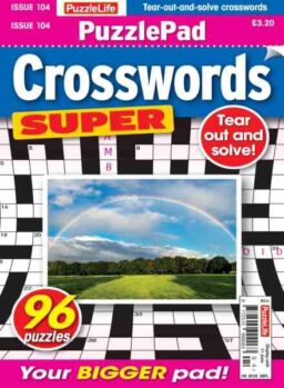 PuzzleLife PuzzlePad Crosswords Super – May 2026