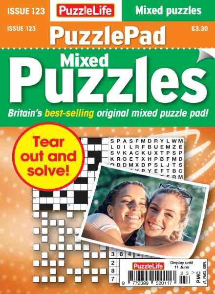 PuzzleLife PuzzlePad Puzzles – Issue 123 2026 Cover