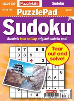PuzzleLife PuzzlePad Sudoku – May 2026