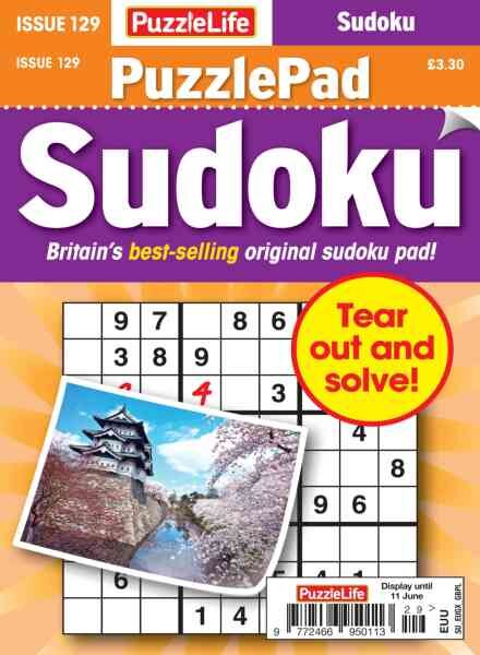PuzzleLife PuzzlePad Sudoku – May 2026 Cover