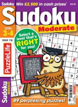 PuzzleLife Sudoku Moderate – May 2026