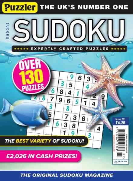 Puzzler Sudoku – Issue 281 2026 Cover