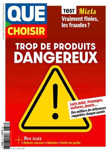 Que Choisir – Mai 2026 Cover