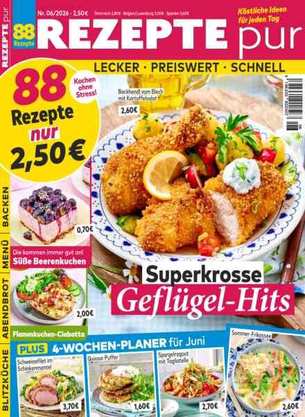Rezepte pur – Juni 2026 Cover