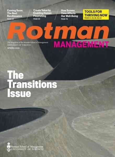Rotman Management – Spring 2026 Cover