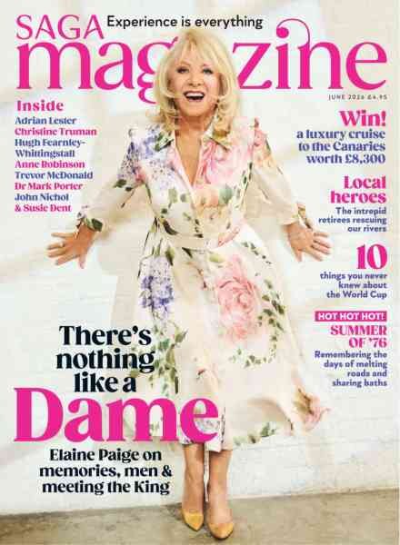 Saga Magazine – June 2026 Cover