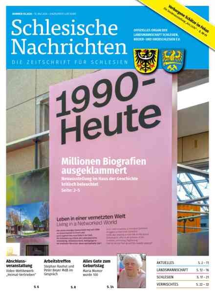 Schlesische Nachrichten – Nr 5 2026 Cover