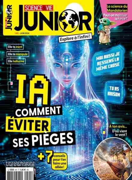 Science & Vie Junior – Juin 2026 Cover