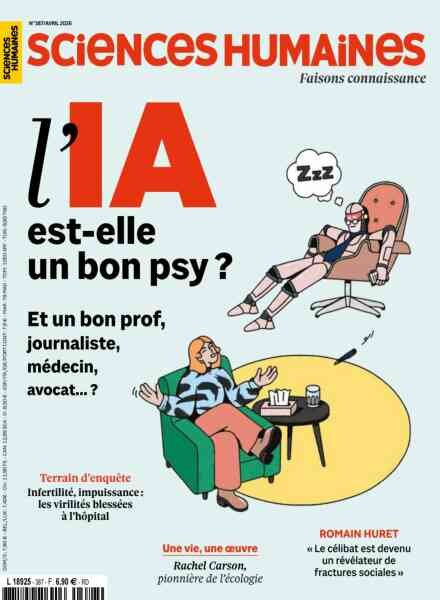 Sciences Humaines – Avril 2026 Cover