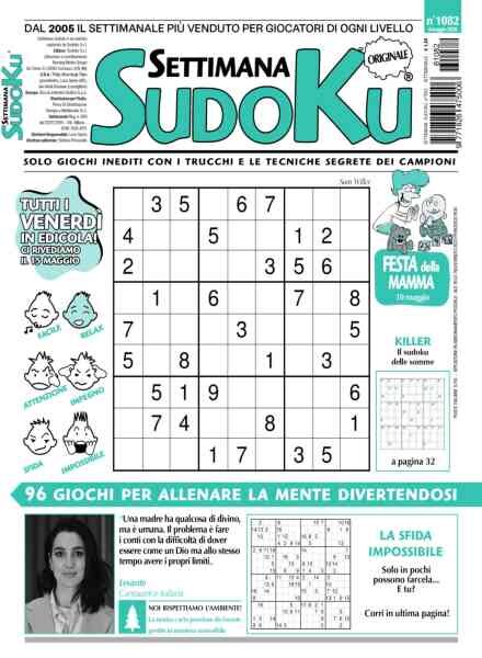 Settimana Sudoku – 8 Maggio 2026 Cover