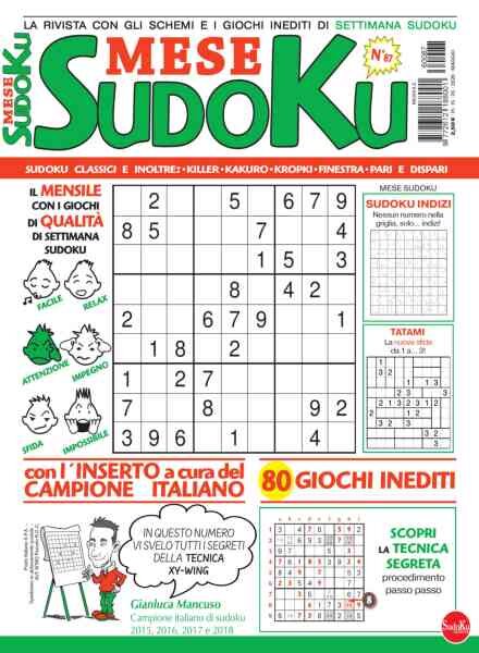 Settimana Sudoku Mese – Maggio 2026 Cover