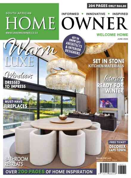 South African Home Owner – June 2026 Cover