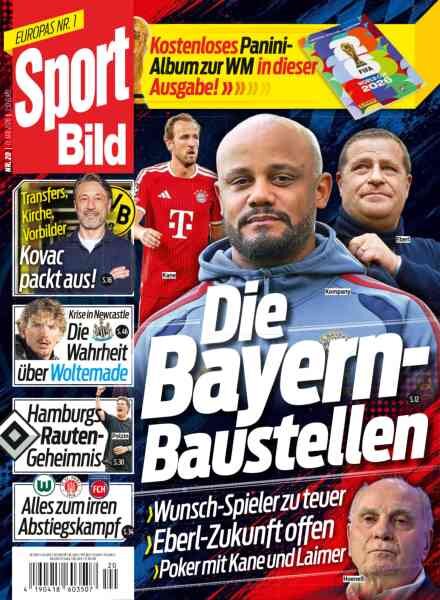 Sport Bild – 13 Mai 2026 Cover