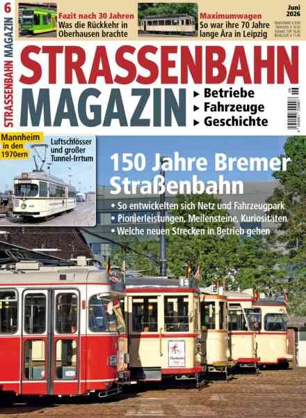Strassenbahn Magazin – Juni 2026 Cover