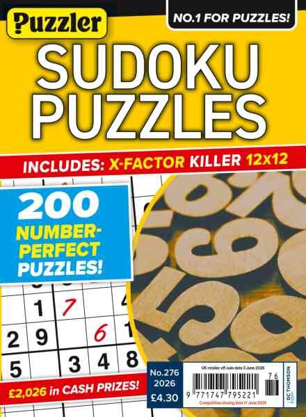 Sudoku Puzzles – 29 April 2026 Cover